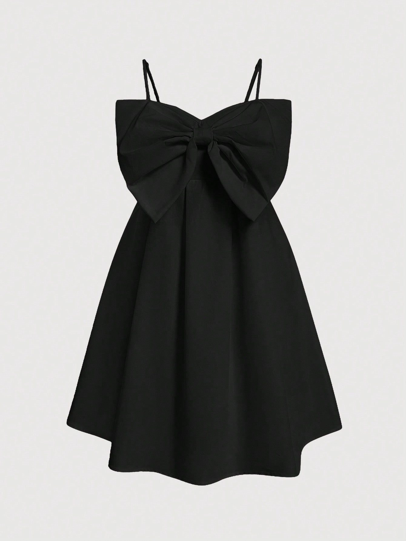 MOD plus Size White Bowknot Summer Dress