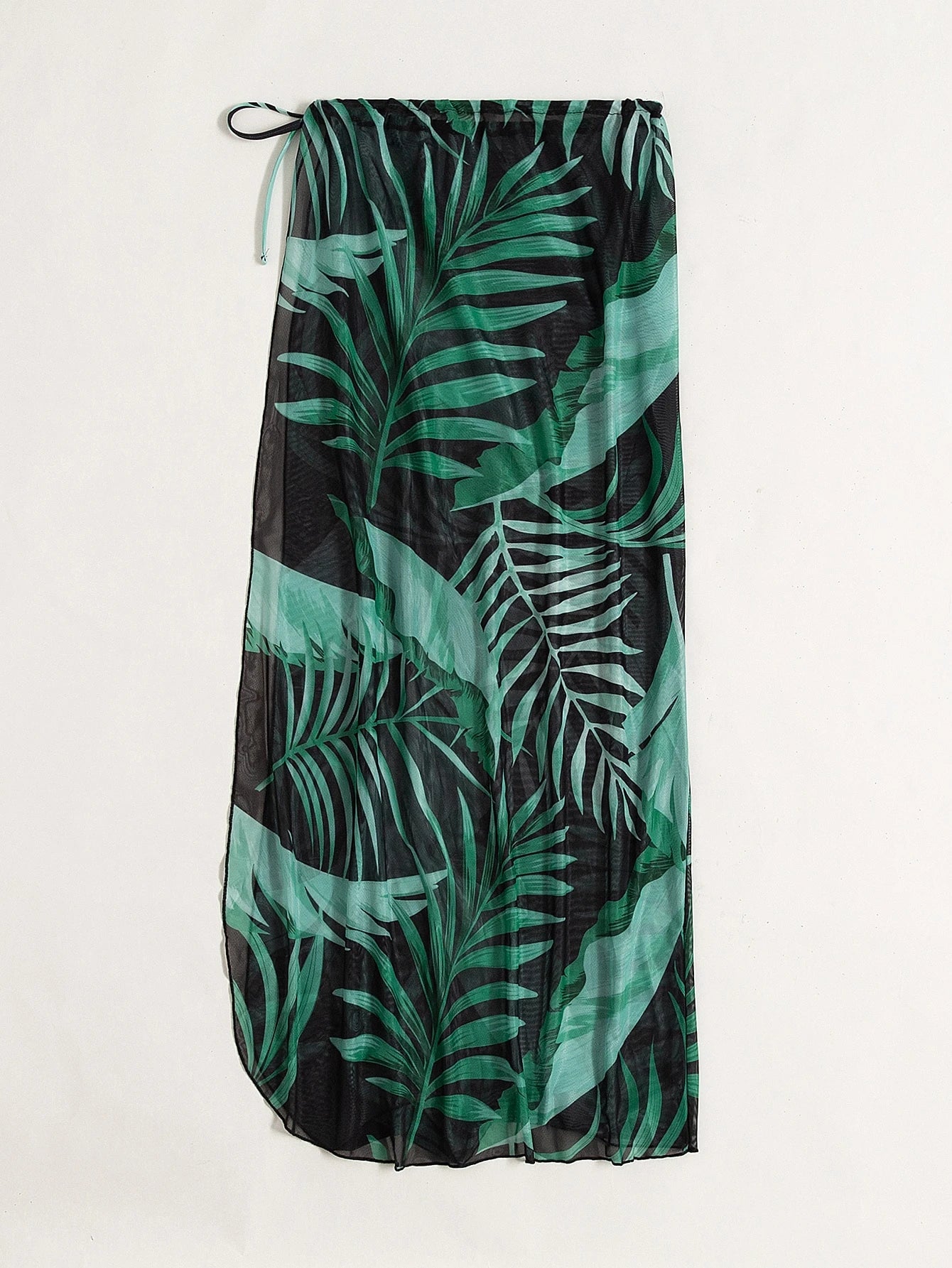 SHEIN Swim Plant Print Cover Up
