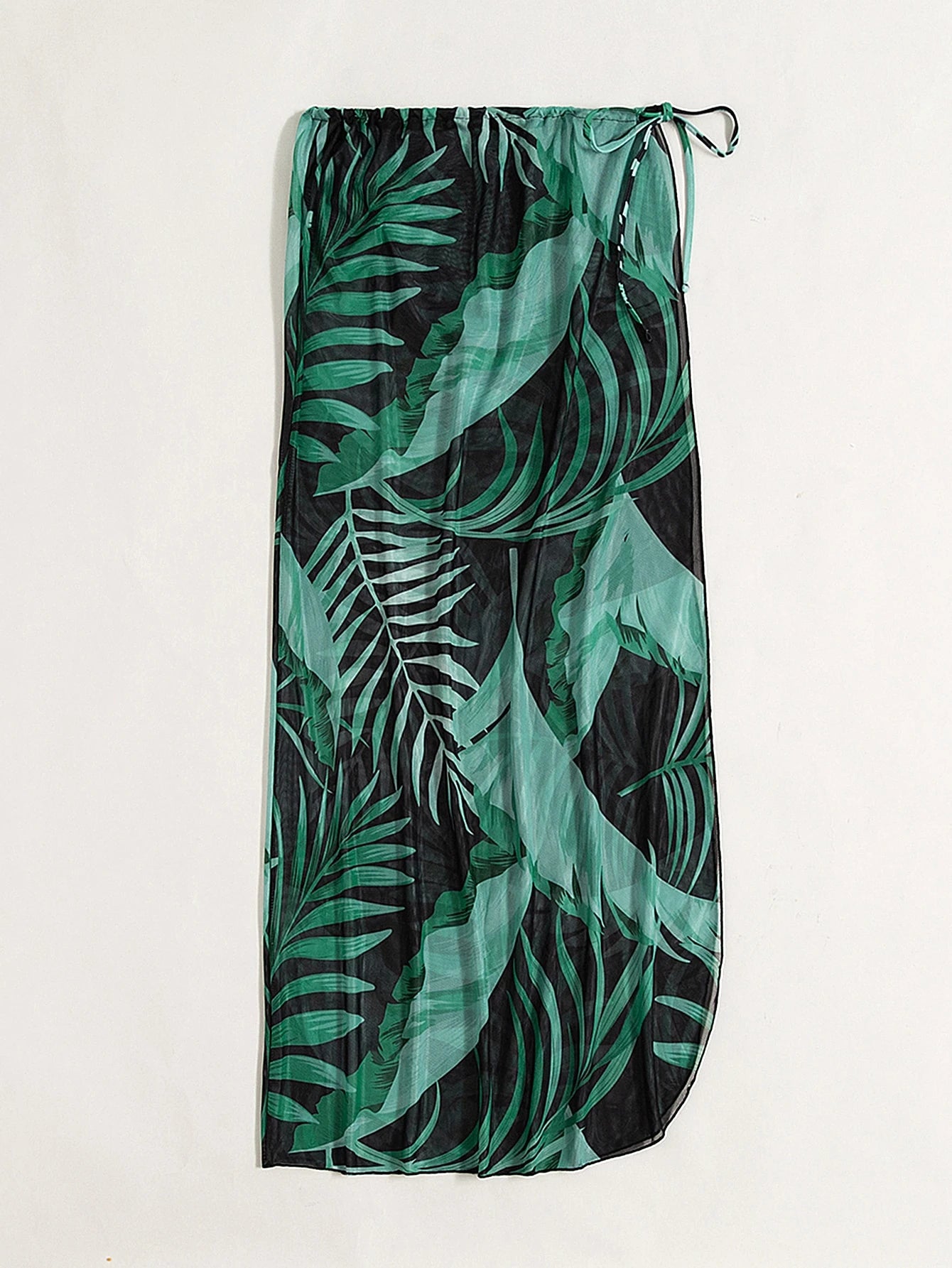SHEIN Swim Plant Print Cover Up