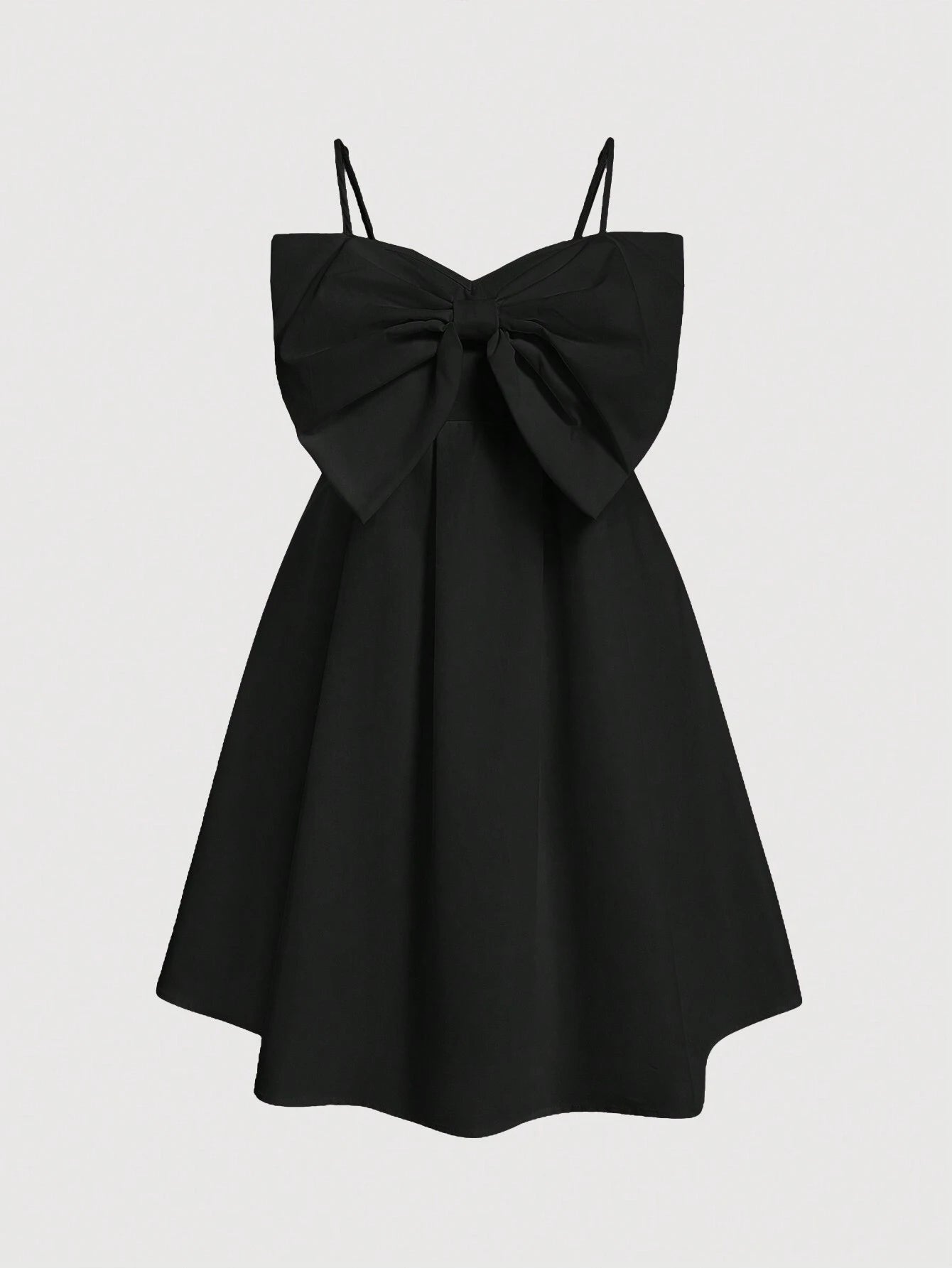 MOD plus Size White Bowknot Summer Dress